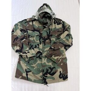 US ARMY COLD WEATHER CAMOUFLAGE PARKA / JACKET  SP0100-99-D-0303. Medium Tall